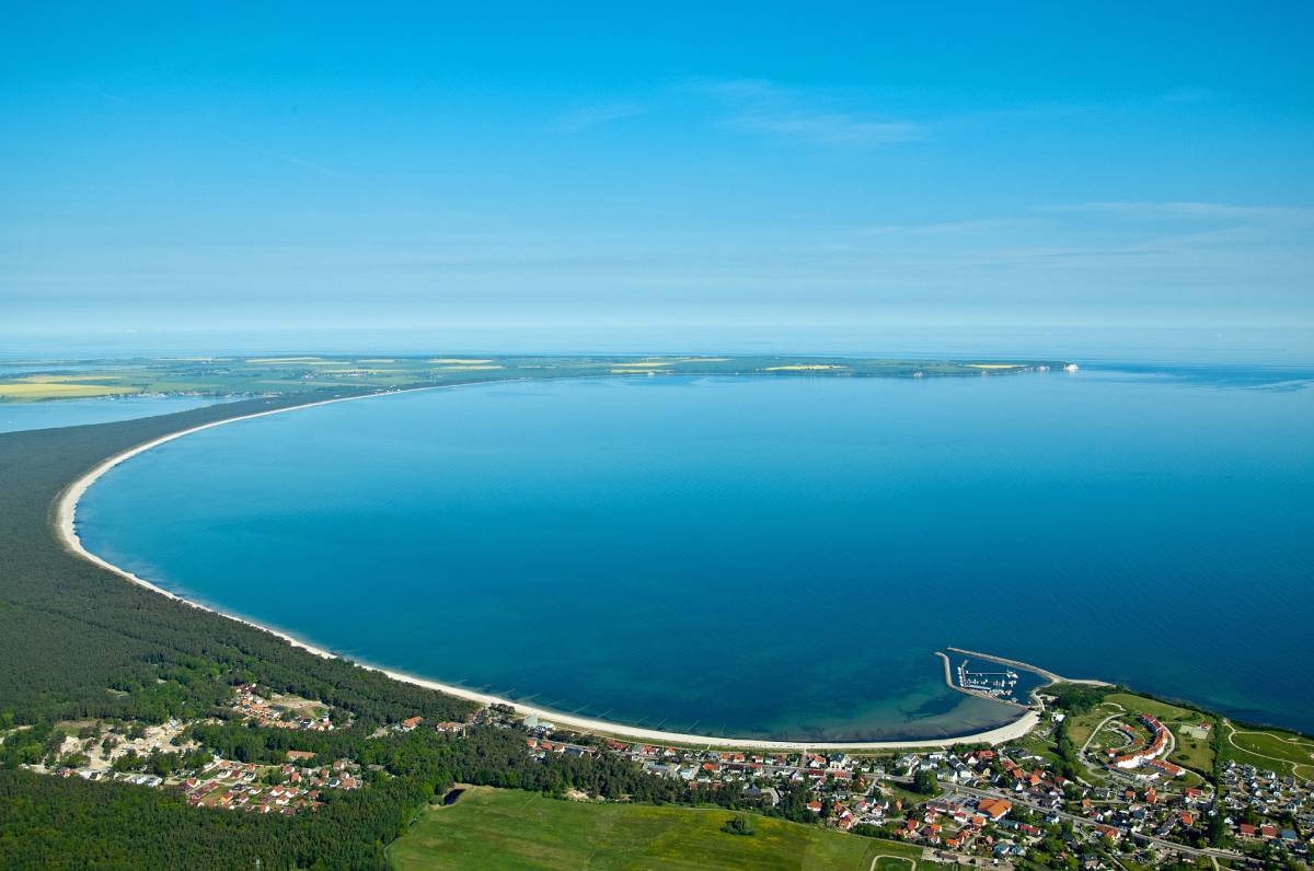 Glowe auf Rügen Luftaufnahme